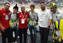 گزارش تصویری از مقام  هشتم تیم با افتخار رباتیک دانشگاه صنعتی شاهرود نماینده ایران در مسابقات جهانی رباتیک دهلی